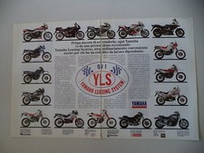advertising Pubblicità 1990 YAMAHA TENERE' 660/DT 125/TDR/TT 350/XT 600/ XV 535