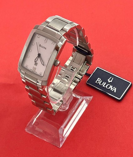 Bulova 63b002 men rectangular - bulova,