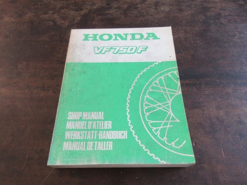 Honda vf750f 1983 manuale - vf750f,