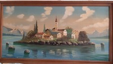 Quadro Dipinto Olio Su Tela