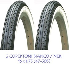 2 Copertoni bici 16 x 1,75