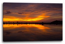Tela/Cornice Tramonto sole