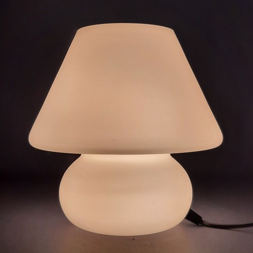 Lampada tavolo fungo vetro - lampada,