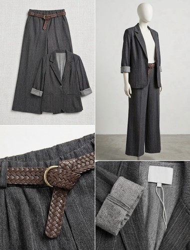 Completo donna gessato pezzi - completo,
