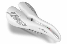 Selle SMP Sella Drakon con guide in acciaio (bianco)