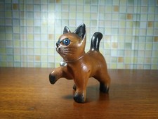 Statua gatto in legno