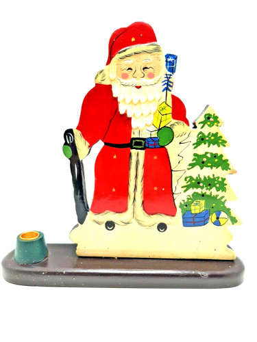 Babbo natale portacandele - babbo,