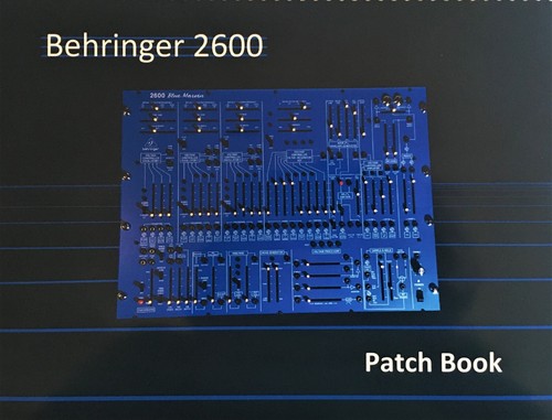 Behringer 2600 patch book - 2600, di