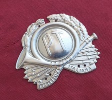 Fregio vintage per berretto visiera da Postino Poste Italiane originale