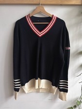 Maglione vintage anni 70/80 Fila BJ Bjorn Borg scollo a V taglia M