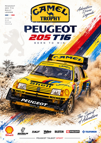 Peugeot 205 t16 camel trophy - 205,