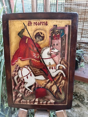 Antico dipinto olio - a,
