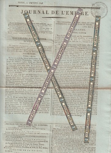 Napoléon journal empire - journal, de