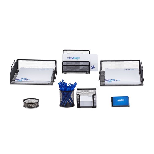 Set scrivania accessori - set,