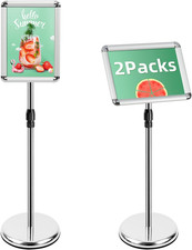 A4 Supporto Espositore Regolabile Poster Supporto Da Pavimento Segno Avviso Del 