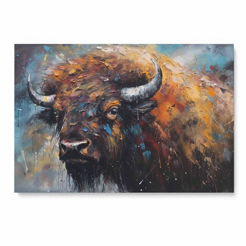 Quadro tela bisonte - quadro, su