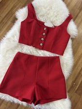 zara 2 pc set Large  Red