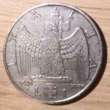 Moneta 1 LIRA ITALIA VITTORIO
