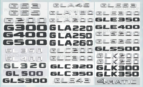 Insignia trasera para - , mercedes