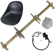32" Go Kart Rear Axle Kit 428