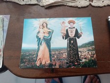 Santino Locale Cartolina Sant' Antonio E Madonna Di Diposi Patroni Di Lamezia T.