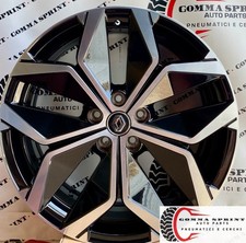 4 CERCHI IN LEGA ORIGINALI RAGGIO 20 RENAULT SCENIC NERO LUCIDO DIAMANTATO