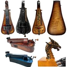 6 corde fatte a mano 24 chiavi Hurdy Gurdy, tutto legno di acero, spedizione gratuita