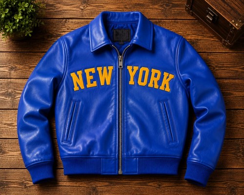 Giubbotto uomo new york - new, blu