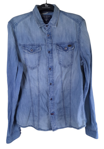 Camicia uomo denim guess - camicia,