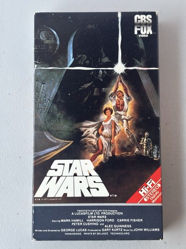 Star wars vhs 1977 - wars, original