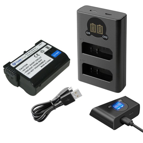 Caricabatteria lcd doppio usb - lcd,