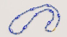 Collana perle vetro catena vintage MURANO perle vetro antico collana millefiori