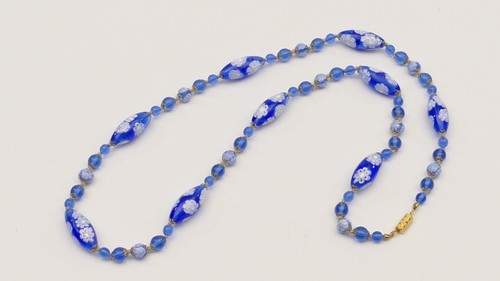 Collana perle vetro - , catena