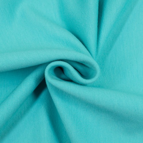 French terry uni turchese - uni,