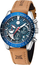 Cronografo Orologi Da Polso Uomo Pelle Vintage Orologi Grande Calendario Classic