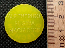 ALPENFRIGO RUSINA MACIACONI BUONO D'ACQUISTO / GETTONE ANNI '70  - DA COLLEZIONE