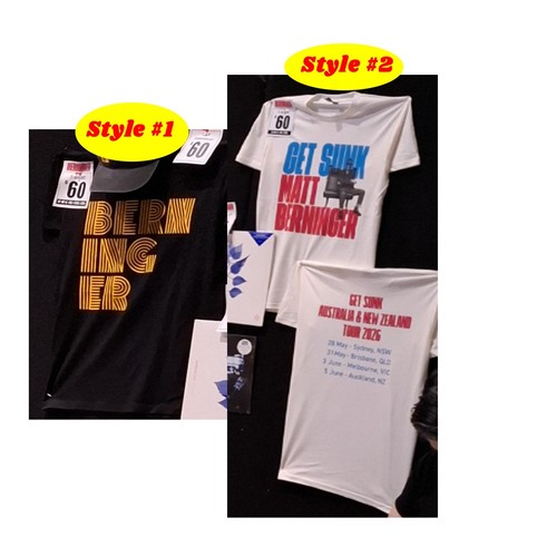 Matt berninger merch booth - matt,