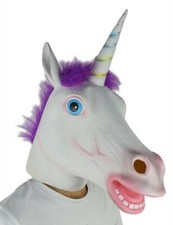 Maschera Unicorno in lattice