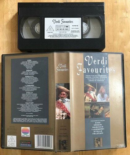 Verdi favourites vhs video - verdi,