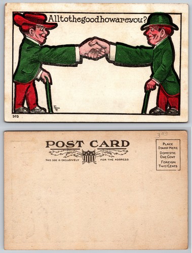 Cartolina umorismo stretta - , di