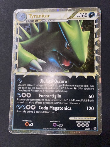 Carta pokémon psa tyranitar - carta,