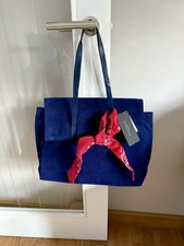 Borsa grande Zara blu navy in