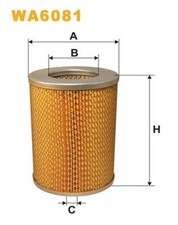 WA6081 FILTRO ARIA PER Nissan