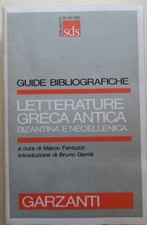 LETTERATURA GRECA ANTICA
