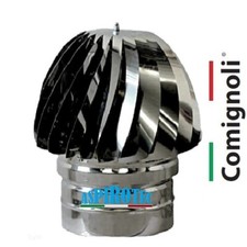 COMIGNOLO FUMAIOLO EOLICO ASPIROTEC RUOTANTE A INNESETO TONDO C/CUSCINETTI. CE