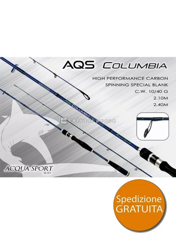 Canna pesca aqs columbia - pesca,