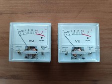 2 Teac Tascam recorder VU