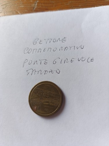 Gettone ponte girevole - ponte,