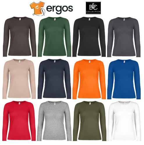 Shirt manica lunga - b&c, t-shirt