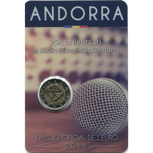 Euro andorra 2016 fdc - andorra,